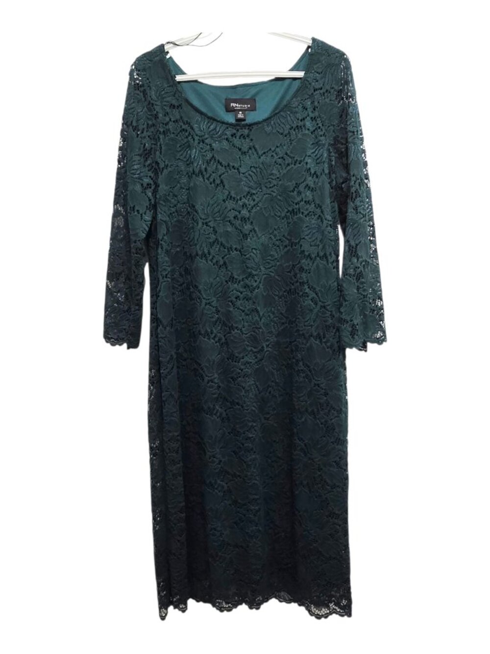 RN Studio SZ 16 Women's Hunter Green Mother of the Bride/Groom Formal Dress